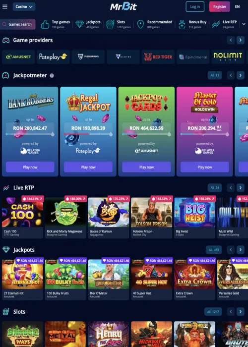 Hauptspiel Auswahl Portal crypto Mr Bit Casino